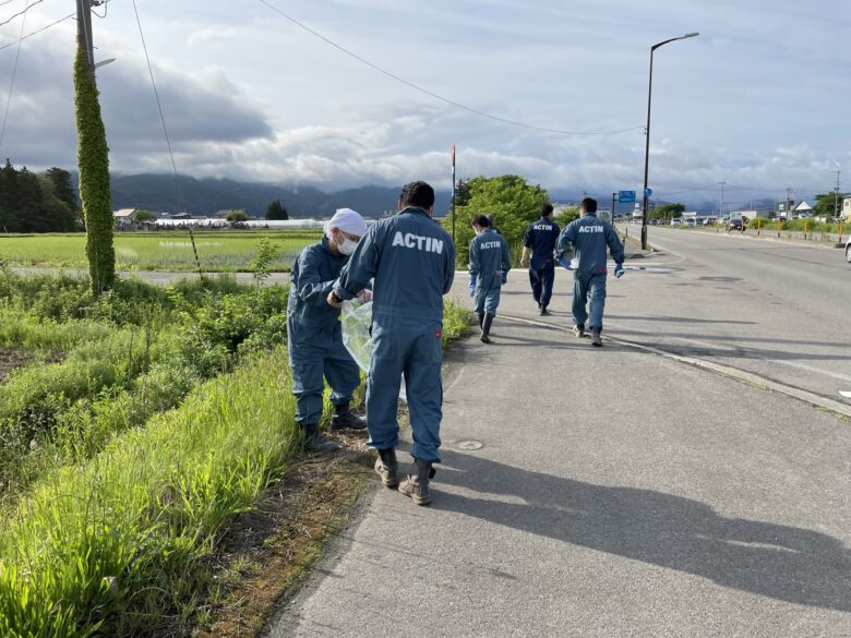 地域環境活動を実施いたしました。