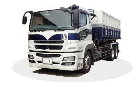 松浦商事株式会社 福島県会津若松市 下水道維持管理 / 産業・一般廃棄物収集運搬 一般産業廃棄物収集運搬 アームロール車