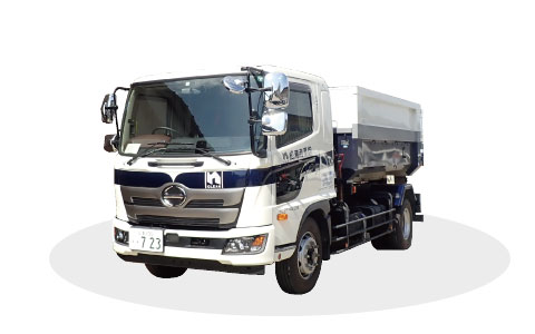 松浦商事株式会社 福島県会津若松市 下水道維持管理 / 産業・一般廃棄物収集運搬 一般産業廃棄物収集運搬 アームロール車